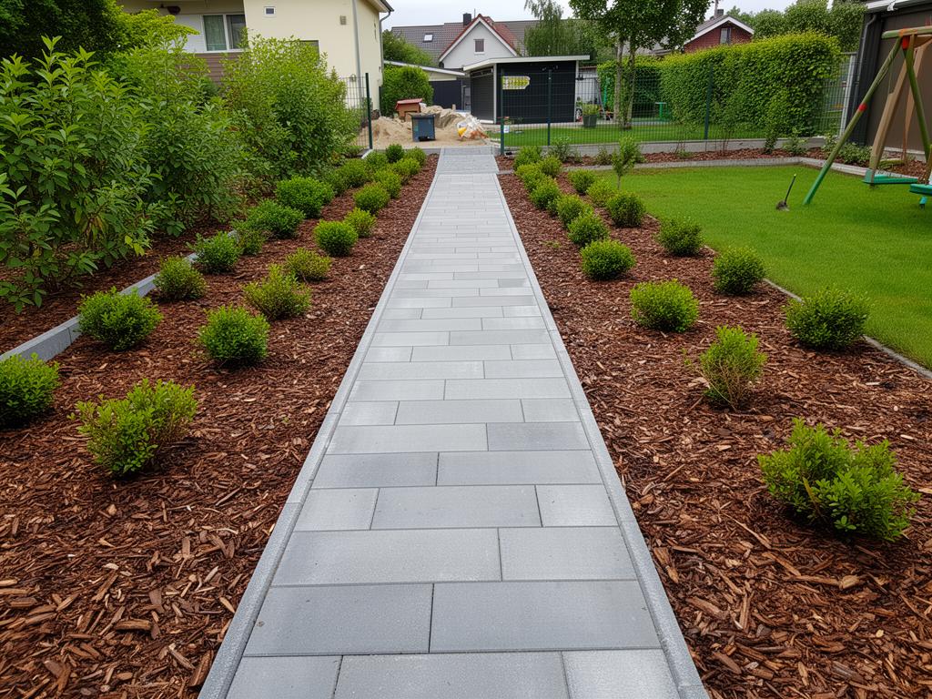 Gartenweg & Bepflanzung